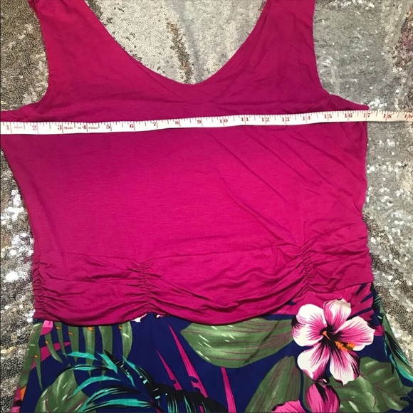 SALE WAS 45$ Tropical vibes....floral maxi dress - Picture 2 of 4